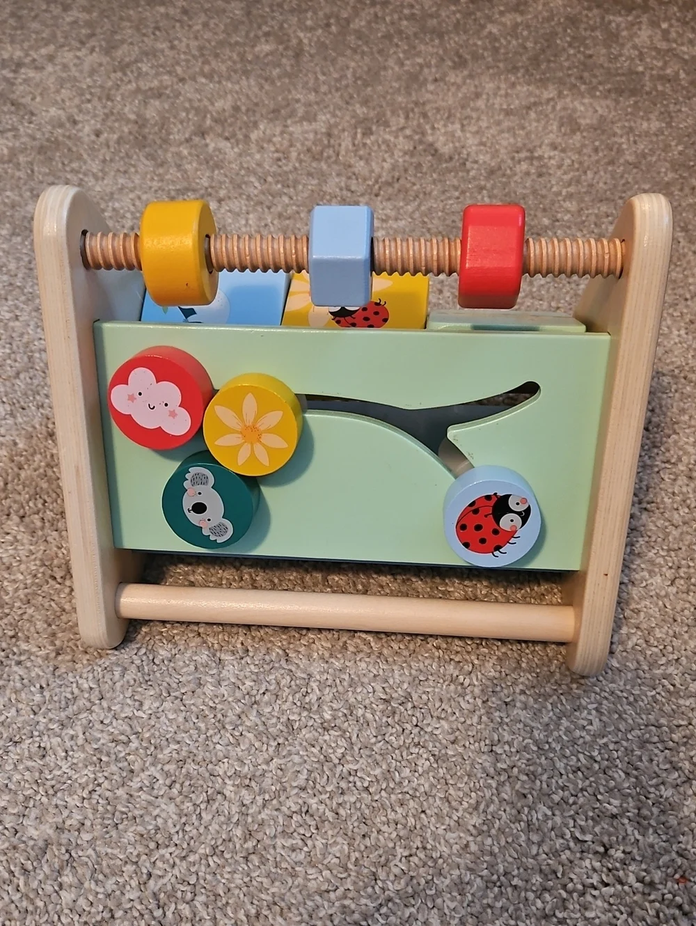 Fisher-Price Wooden Montessori Activity Triangle Baby Toddler Toy